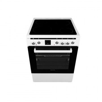 United UFV-68287TP Κουζίνα 69lt με Κεραμικές Εστίες Π60εκ. Λευκή